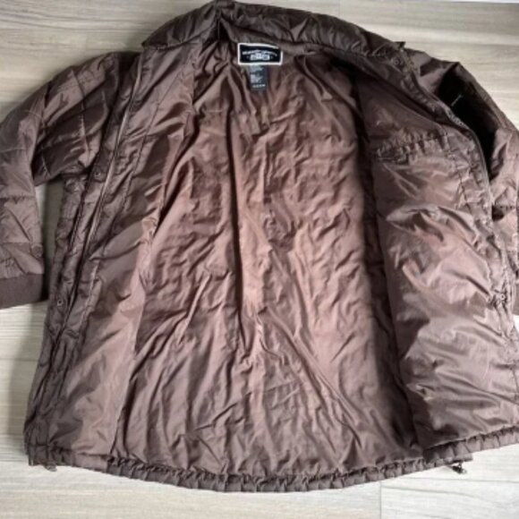 State Property Jacket Mens 4XL Brown Quilted Puffer 90's Rap Hip Hop Y2K Zip Up - Picture 4 of 12